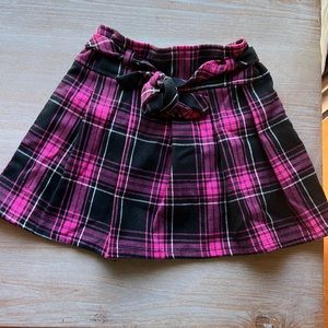 Girls plaid skirt